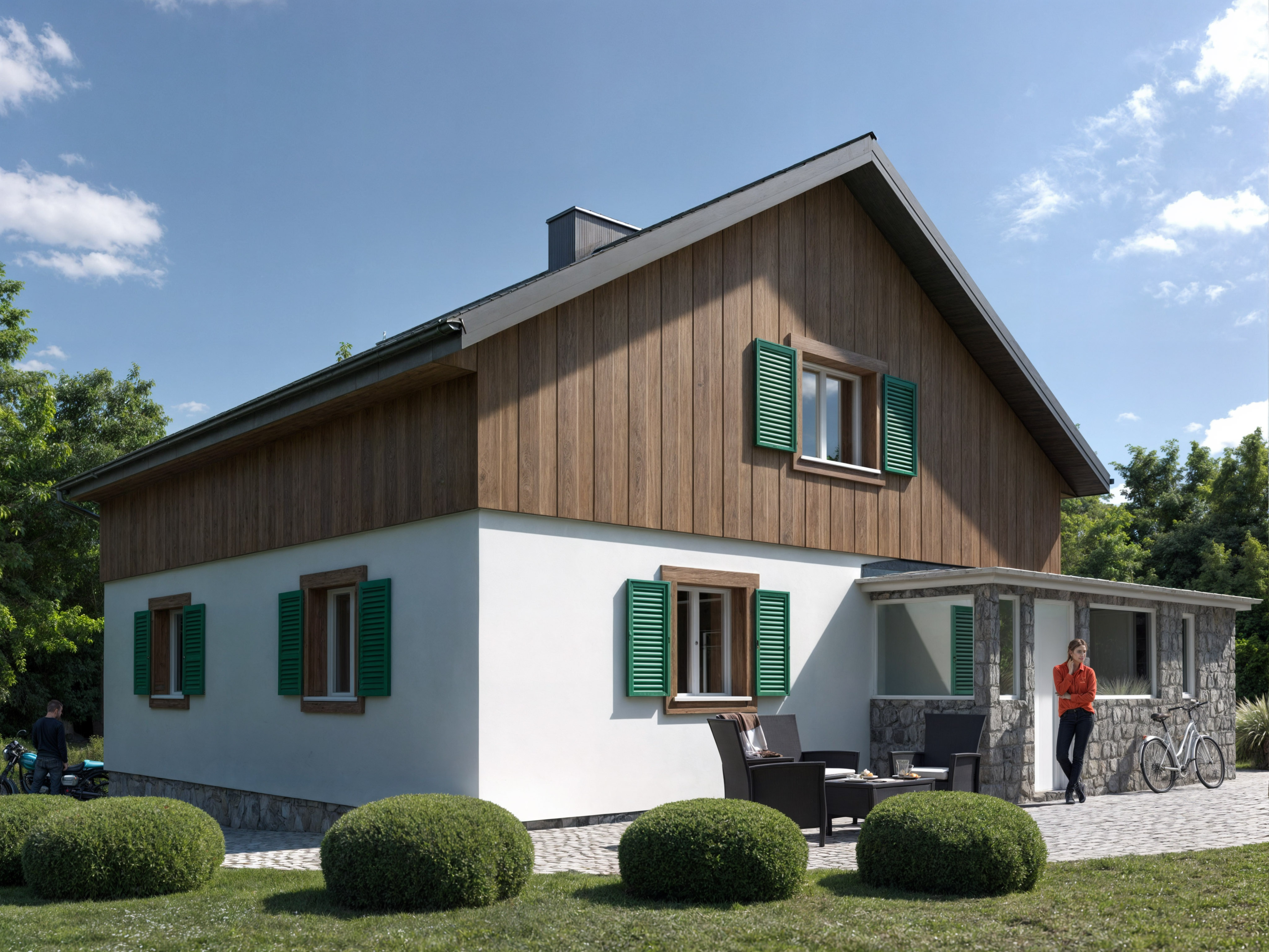 Alpenchalet - Visualisierung