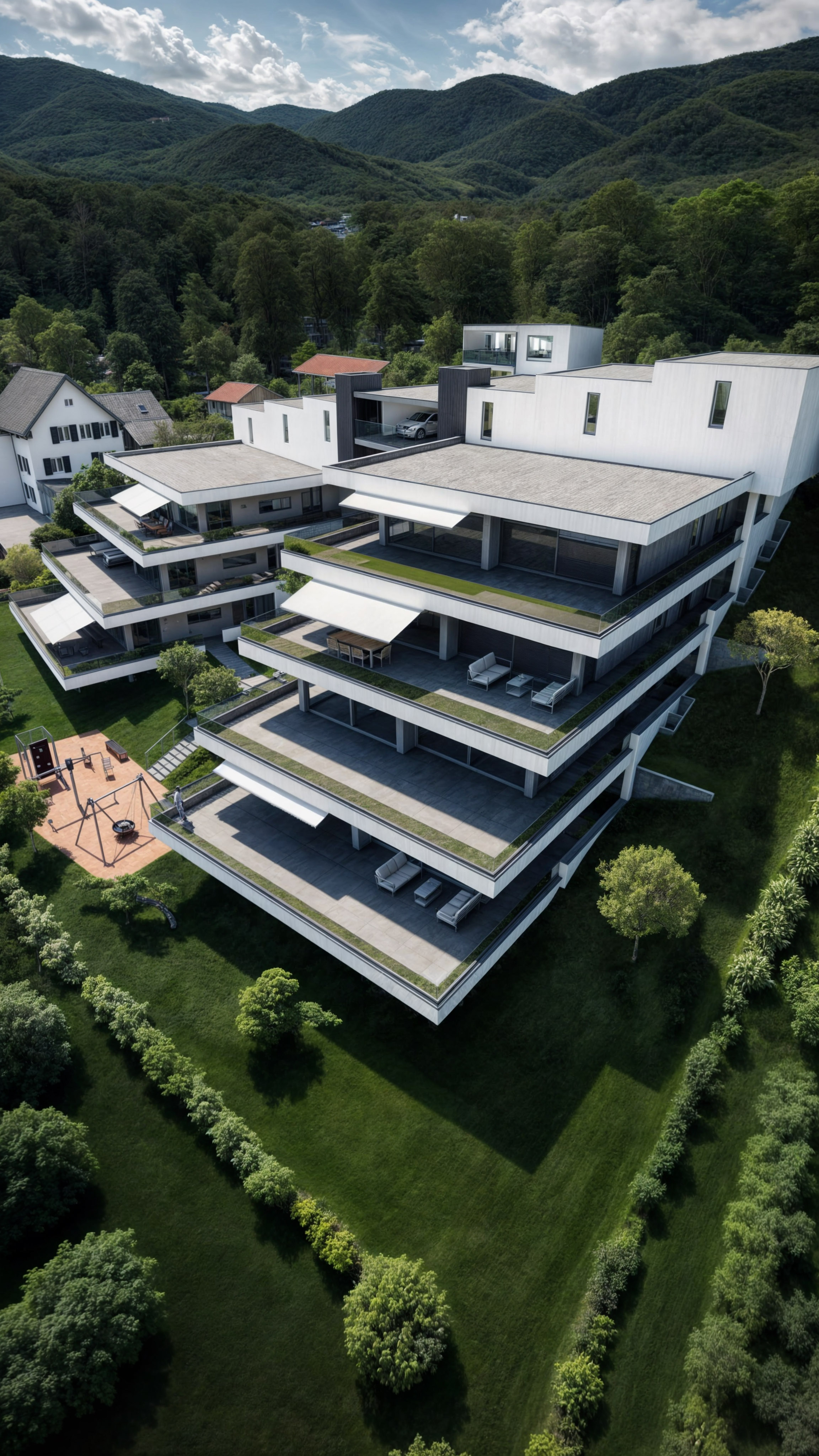 Mehrfamilienhaus Visualisierung Schweiz