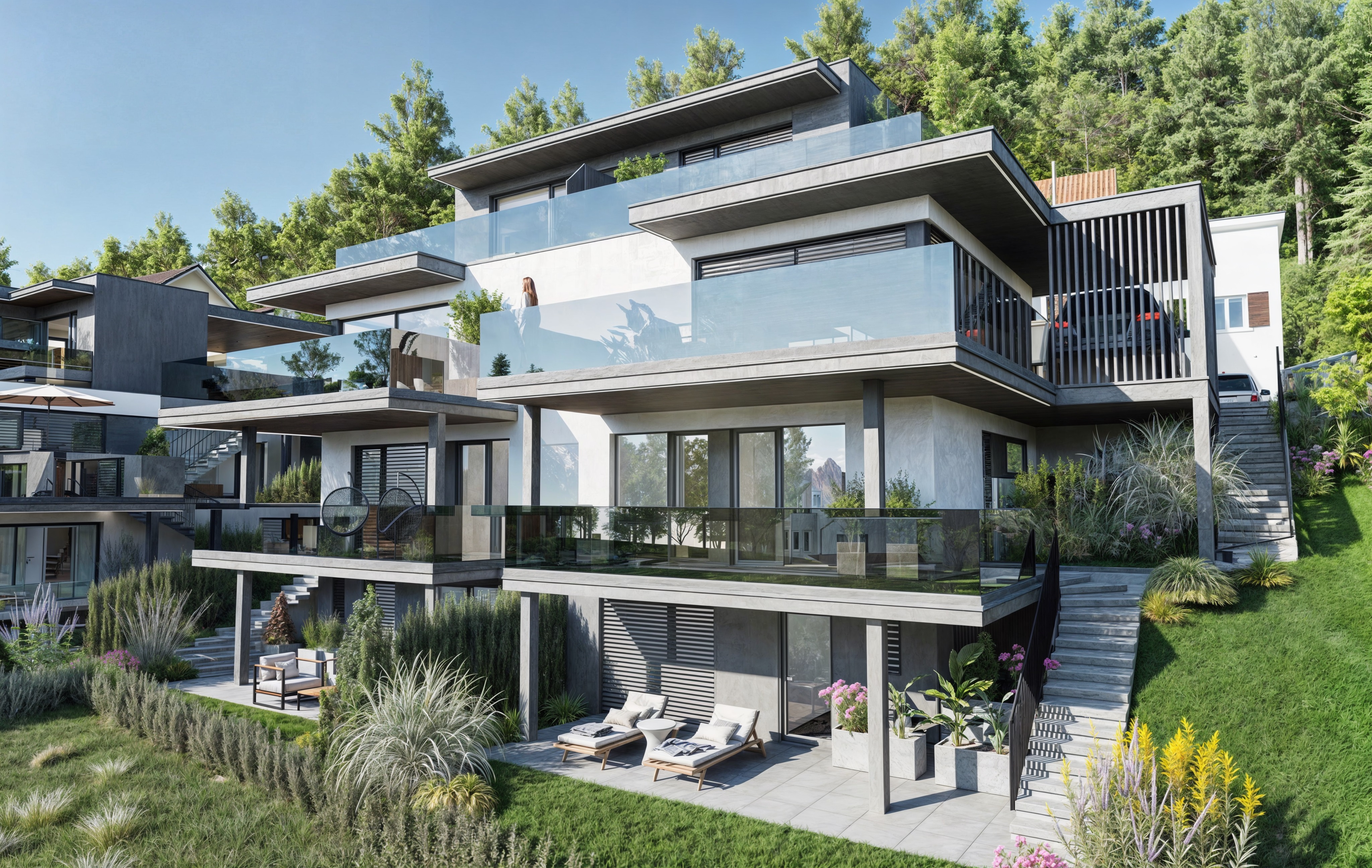 Moderne Wohnanlage Schweiz