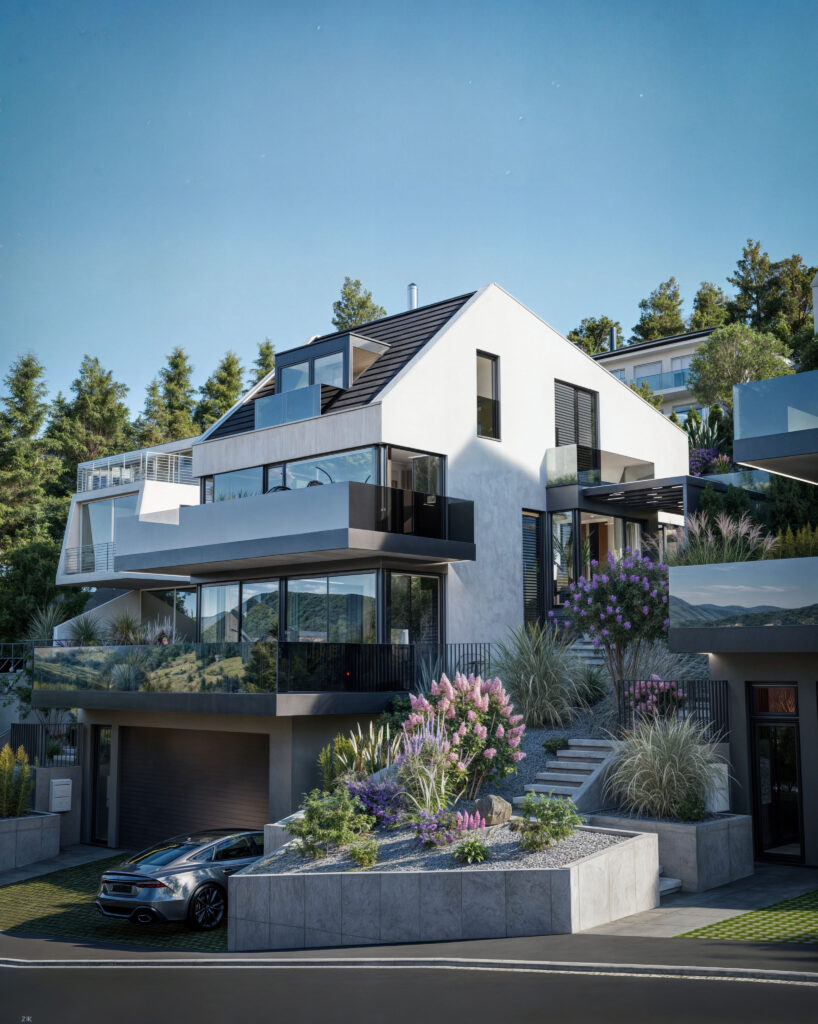 Einfamilienhäuser Muttenz, Schweiz