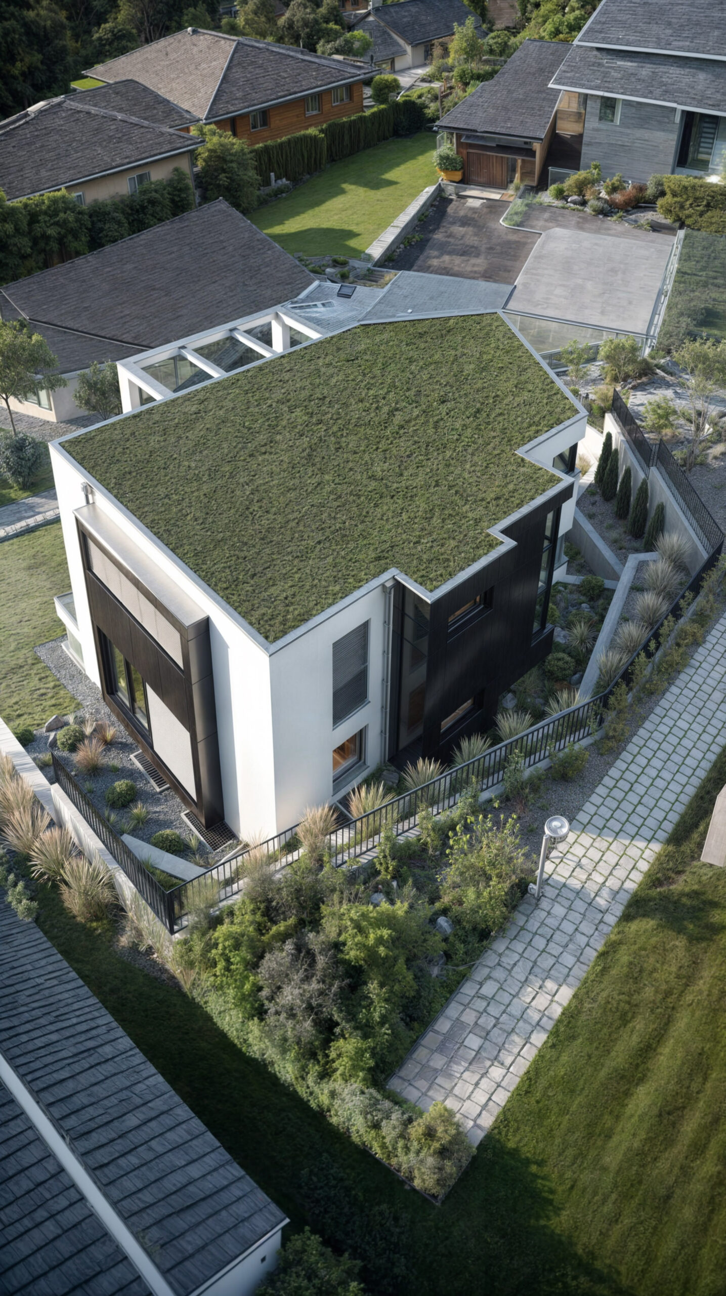 3D-Visualisierung – Haus mit Terrassen in Biberstein – Im Trottenacker, Schweiz