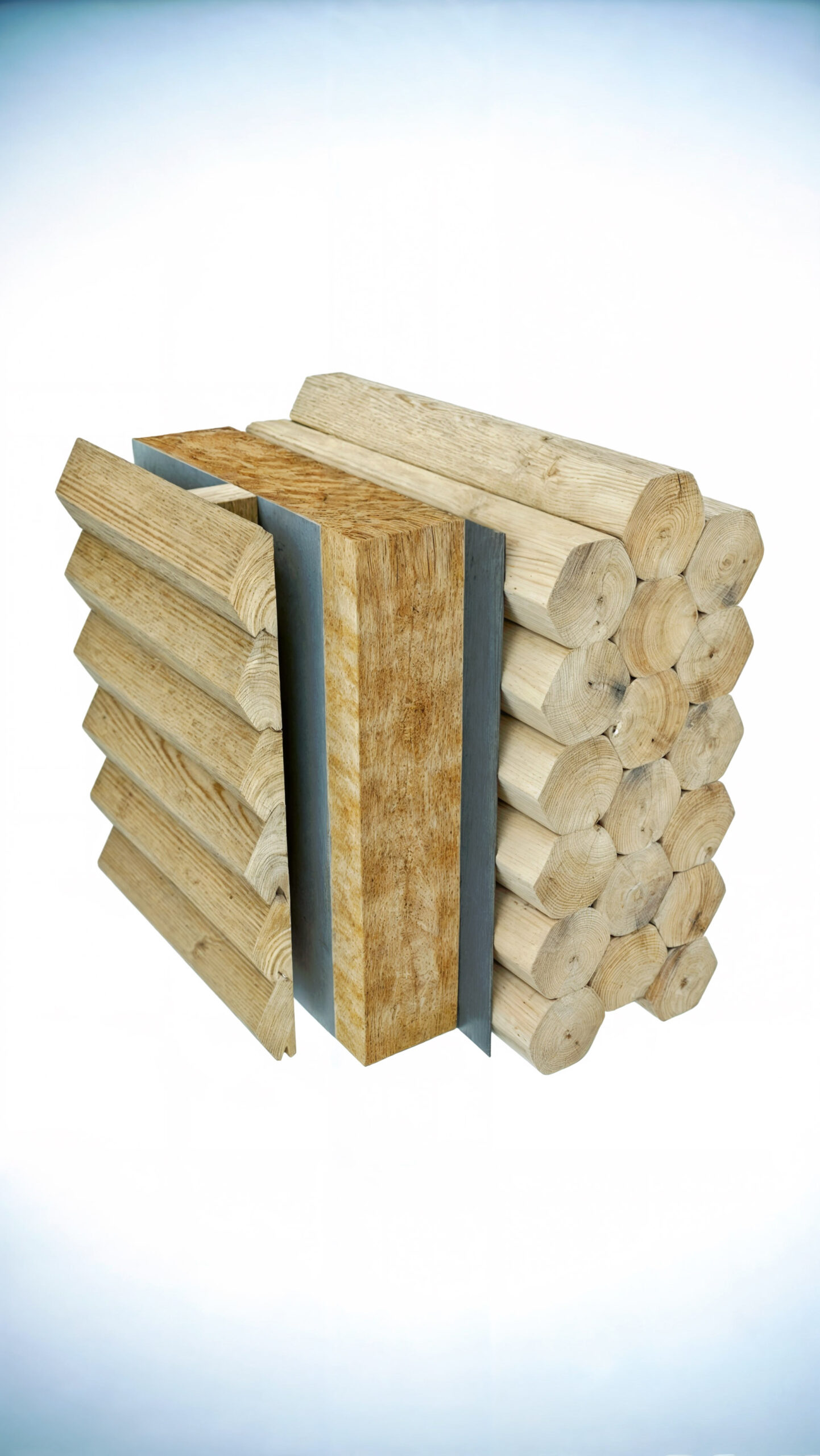 3D-Visualisierung – Ökologisches Massivholzhaus Qanturhaus, Deutschland