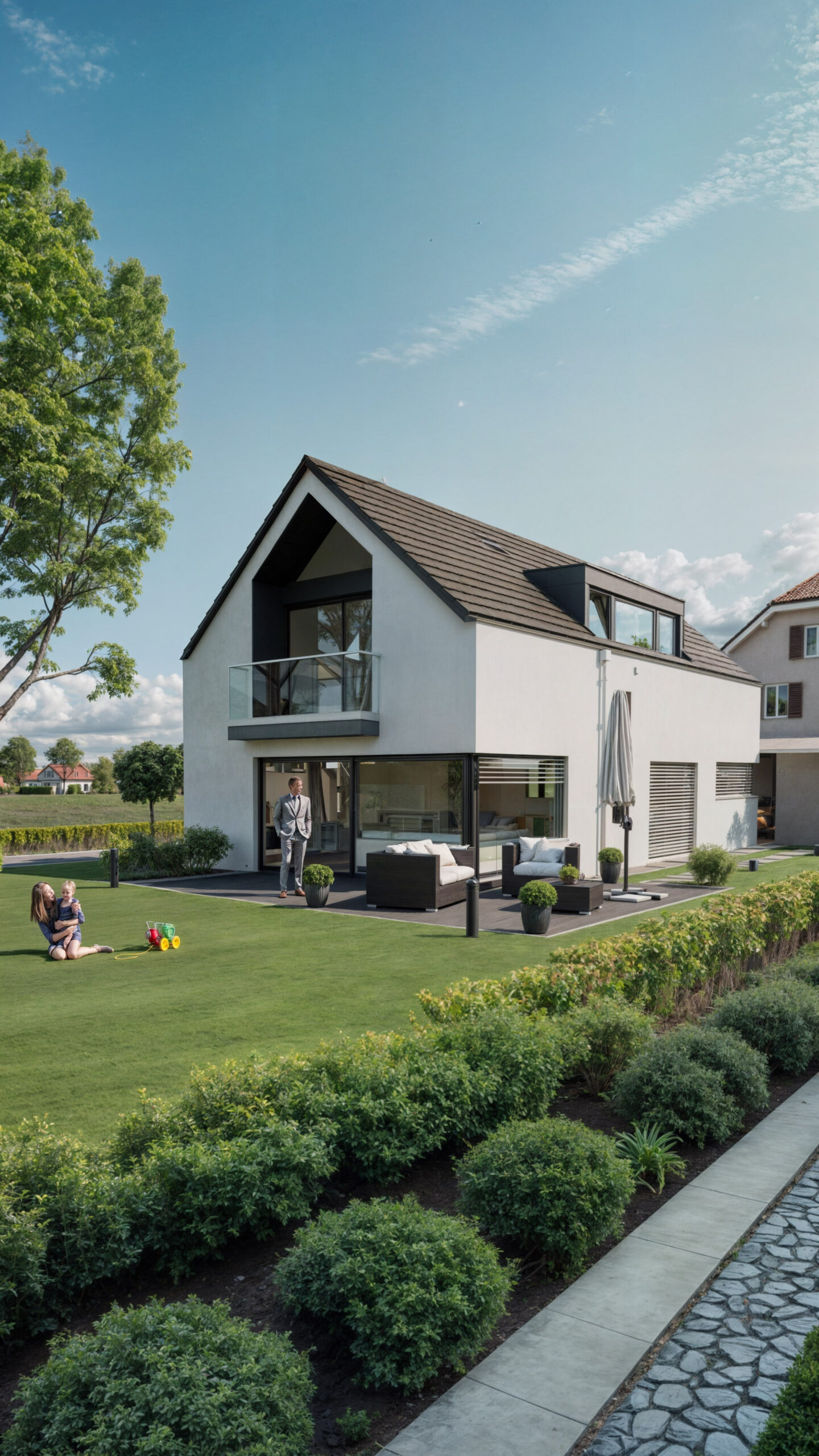 3D-Visualisierung – Einfaches Häuschen in Lotzwil, Schweiz