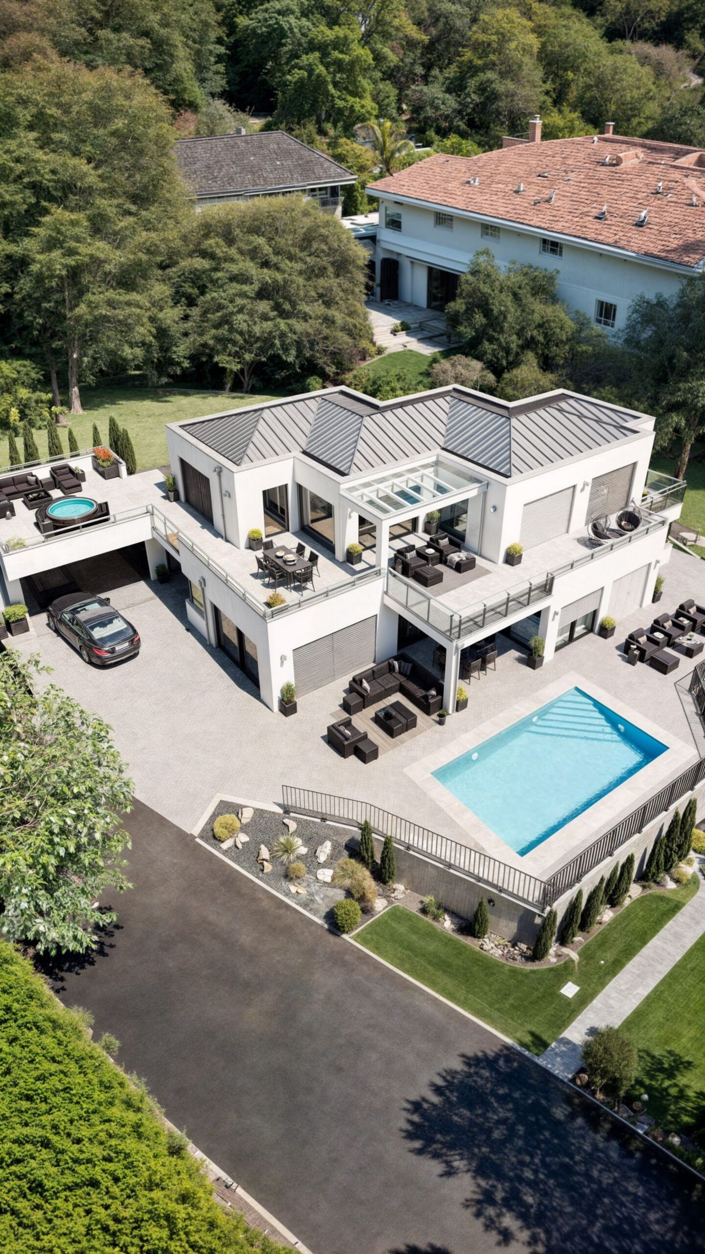 3D-Visualisierung – Villa mit Aussicht in Ramlinsburg – Homberg, Schweiz