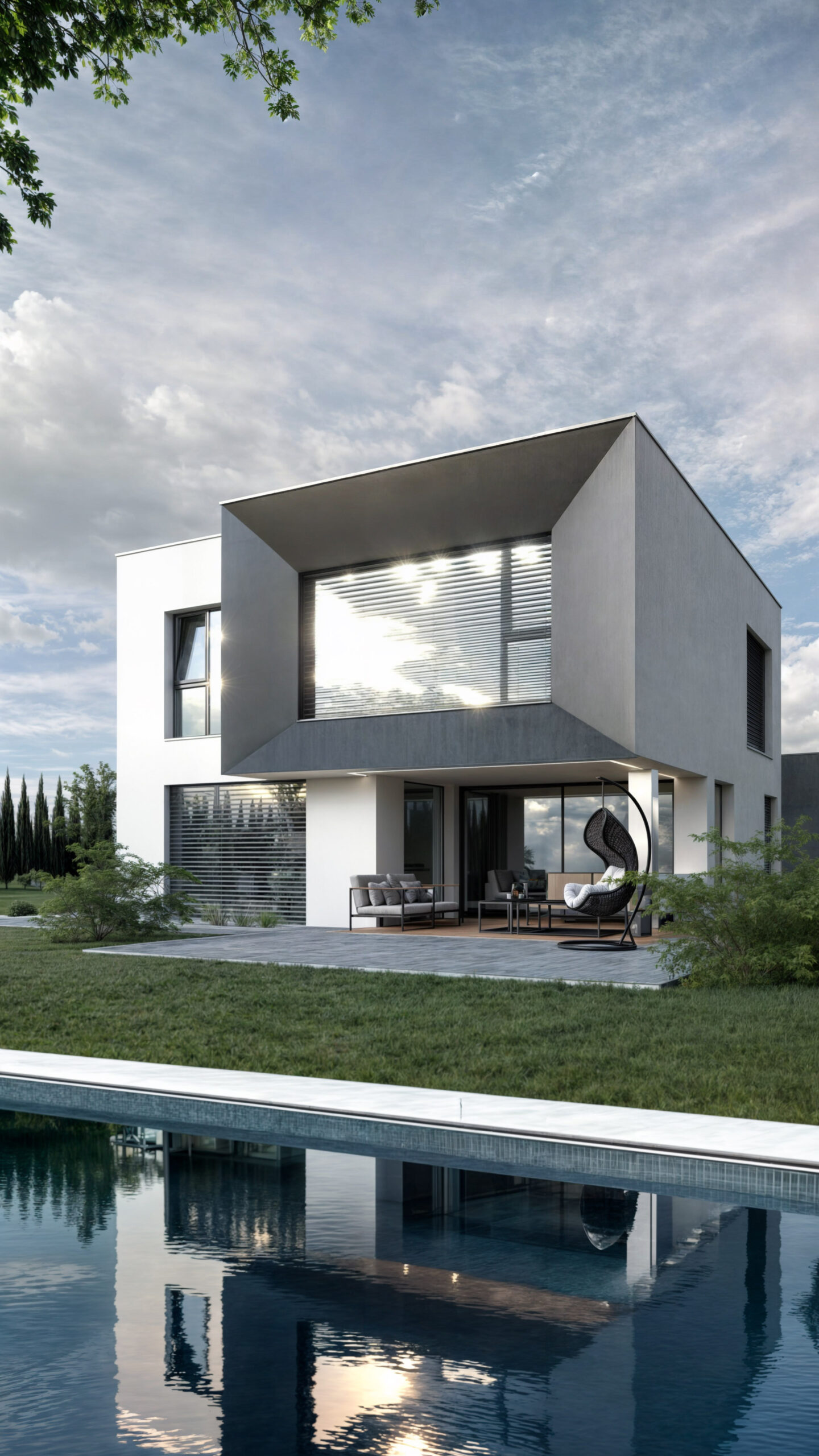 3D-Visualisierung – Smarthouse, Piotrowice, Leszno, Polen