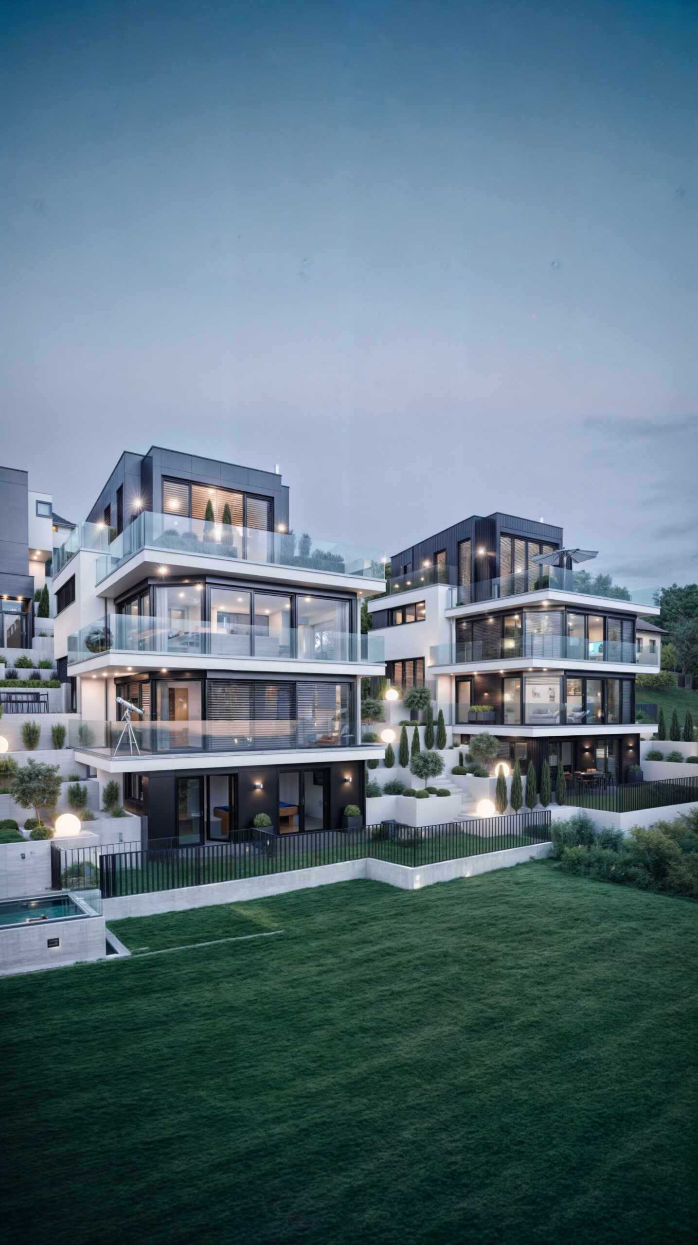 3D-Visualisierung – Zwei Häuser in Unterkulm, Schweiz