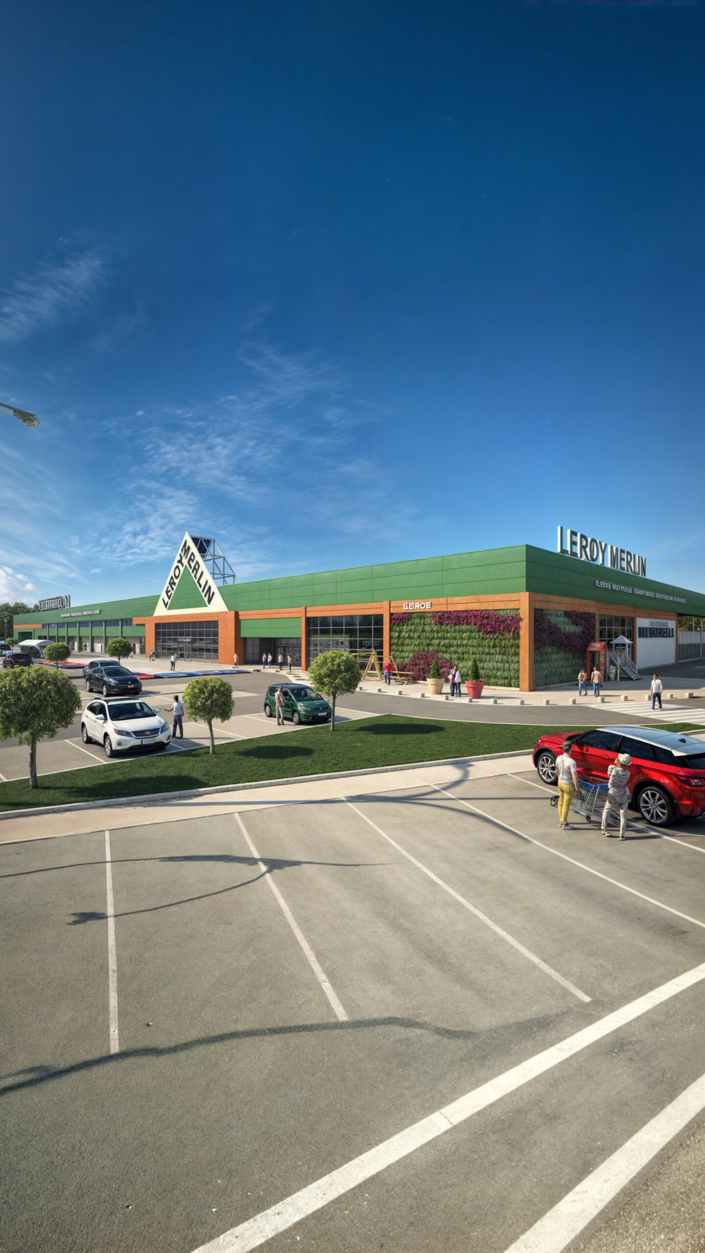 3D-Visualisierung – Leroy Merlin Mirków, Polen
