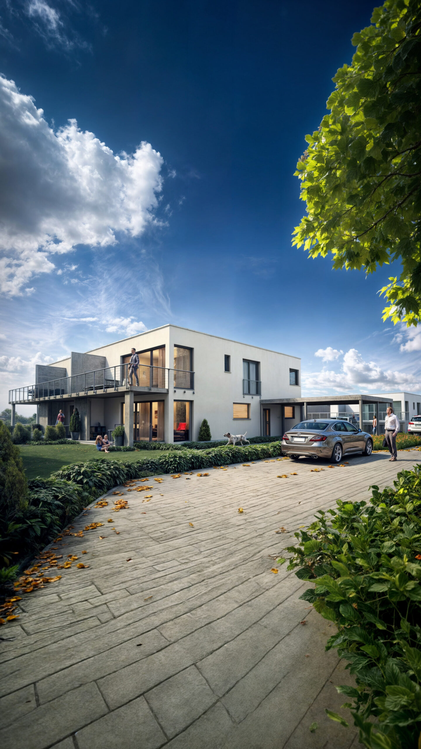 3D-Visualisierung – Mehrfamilienhäuser, Schweiz