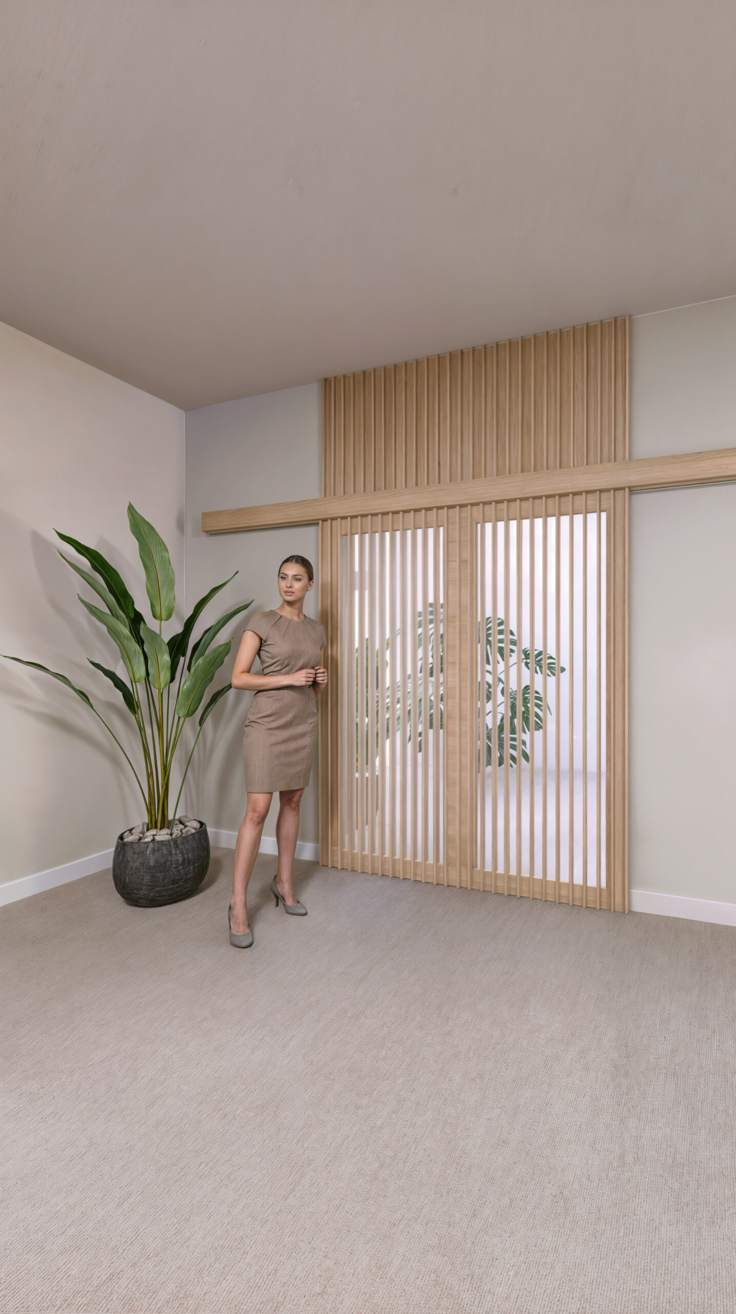 3D-Visualisierung – Visualisierung einer Schiebetür