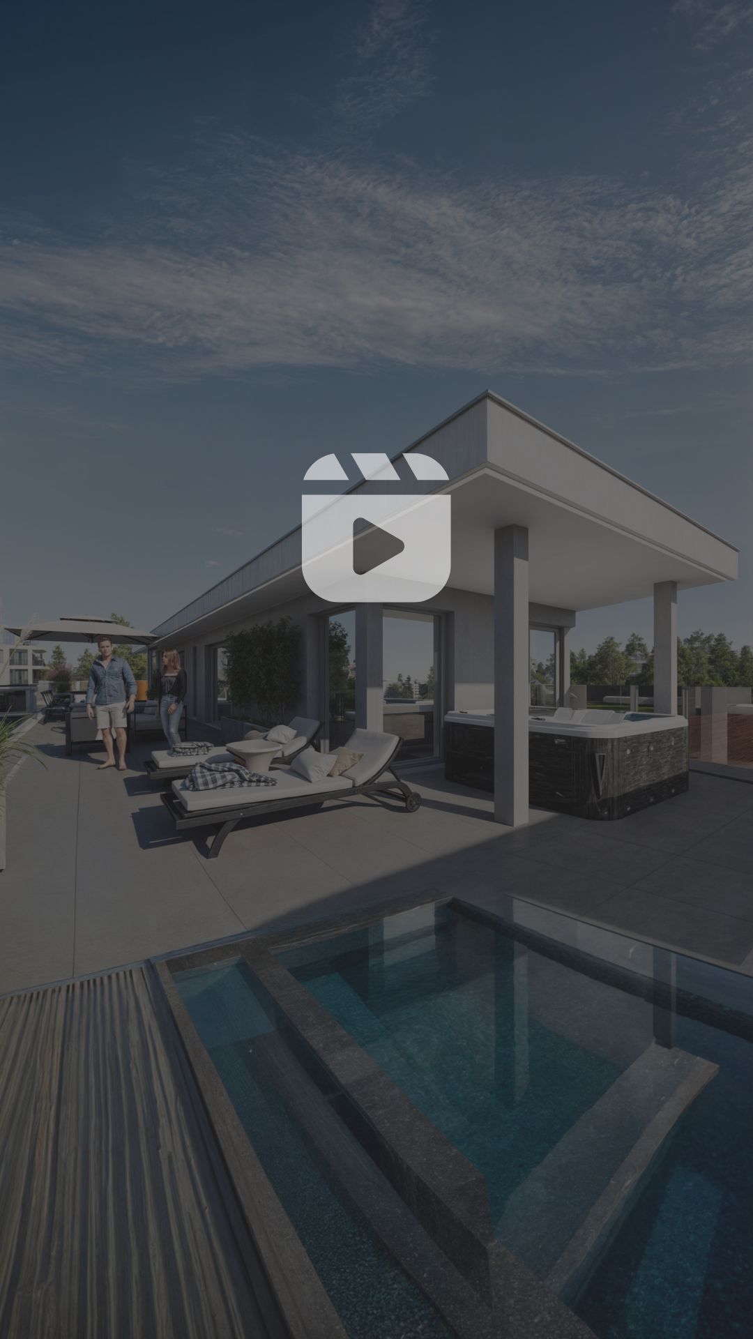 3D-Visualisierung – Mehrfamilienhaus mit Penthouse in Menziken, Schweiz