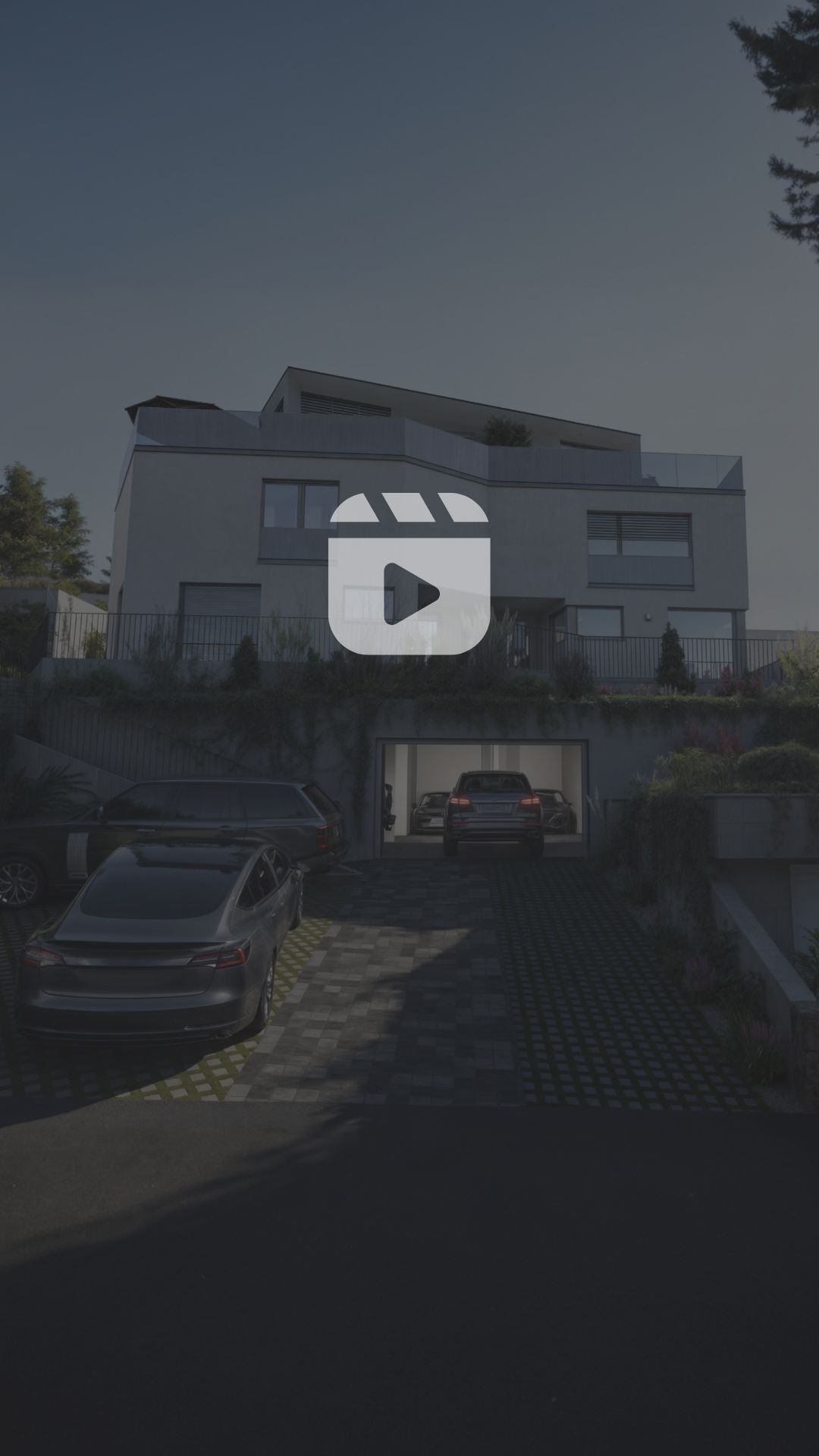 3D-Visualisierung – Zwei Doppelhäuser in Grellingen, Schweiz